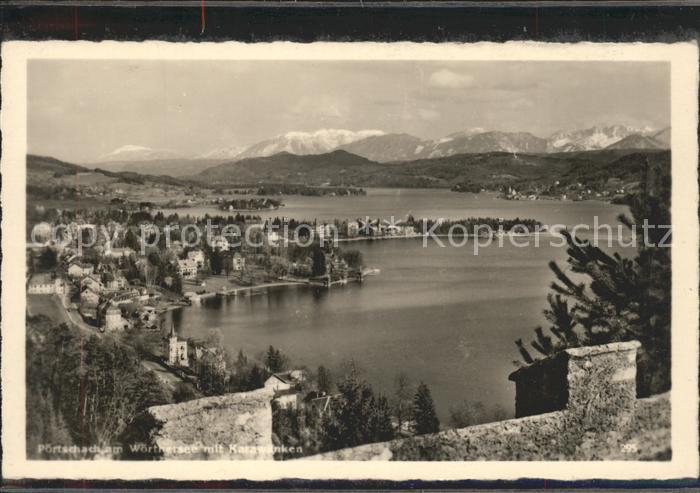 Poertschach Woerthersee mit Karawanken