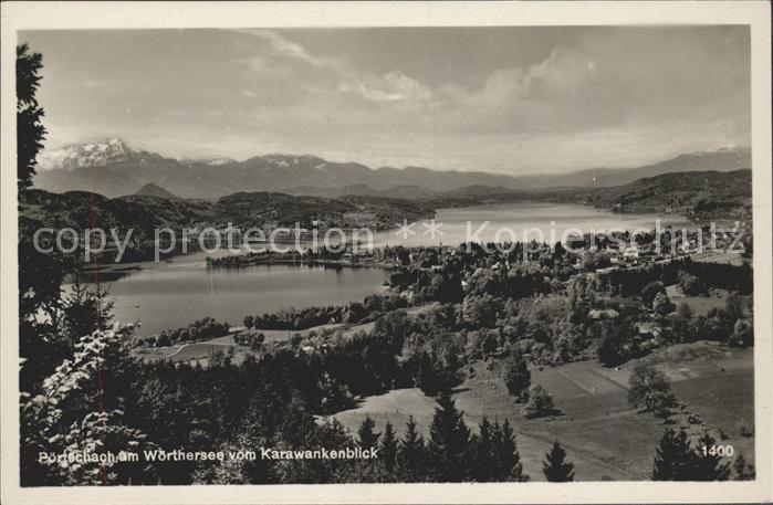 Poertschach Woerthersee mit Karawanken