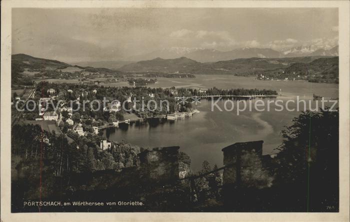 Poertschach Woerthersee vom Gloriette