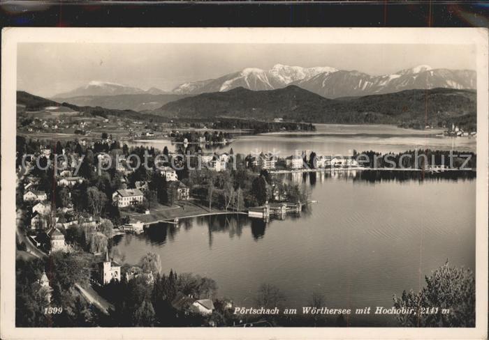 Poertschach Woerthersee mit Hochobir