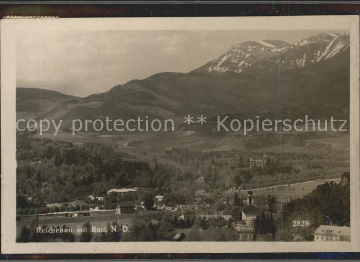 Reichenau Kaernten mit Rax