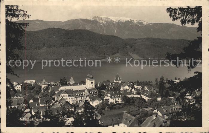 Millstatt Millstaettersee Teilansicht