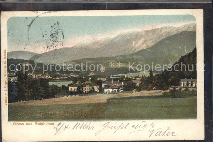 Reichenau Kaernten Ortsansicht