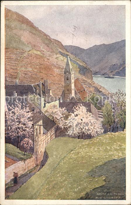 Spitz Donau Kirche und Donau