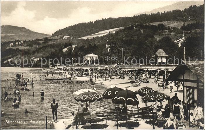 Millstatt Millstaettersee Strandbad am Millstätter See