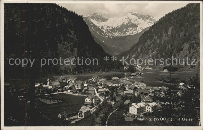 Mallnitz Kaernten mit Geisel