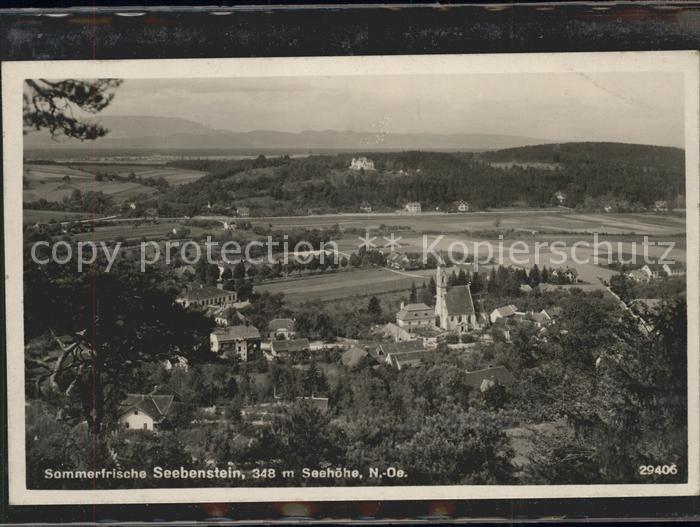 Seebenstein Ortsblick