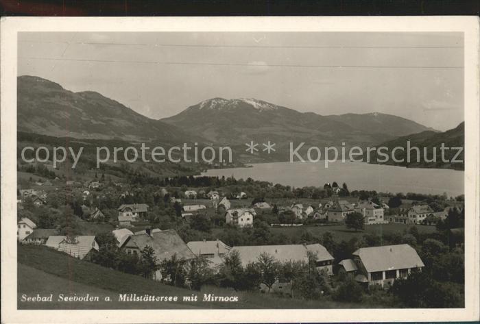 Seeboden Millstaettersee am Millstätter See mit Mirnock