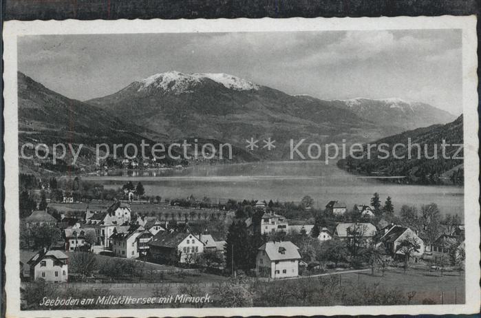 Seeboden Millstaettersee am Millstätter See mit Mirnock