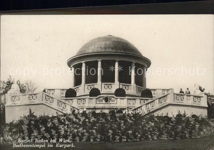 Baden Wien Beethoventempel im Kurpark