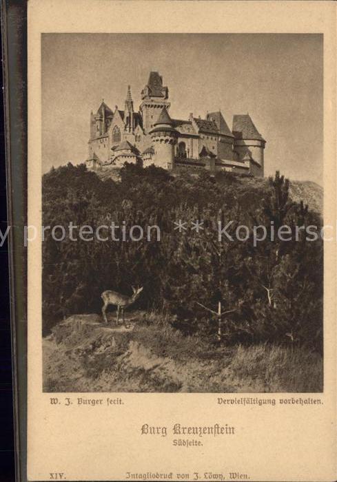 Leobendorf Niederoesterreich Burg Kreuzenstein Suedseite