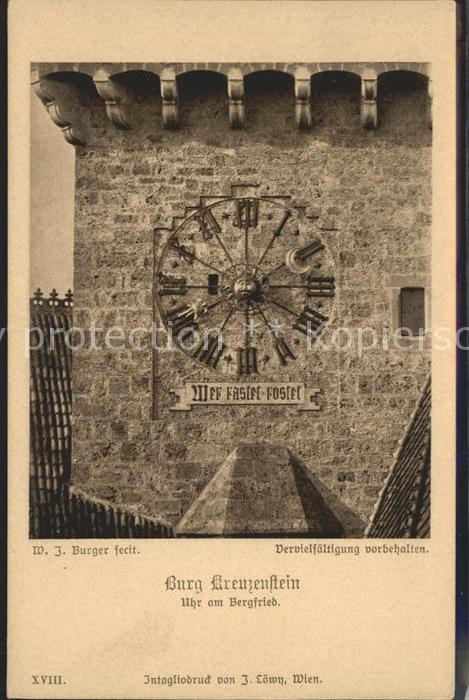 Leobendorf Niederoesterreich Burg Kreuzenstein Suedseite