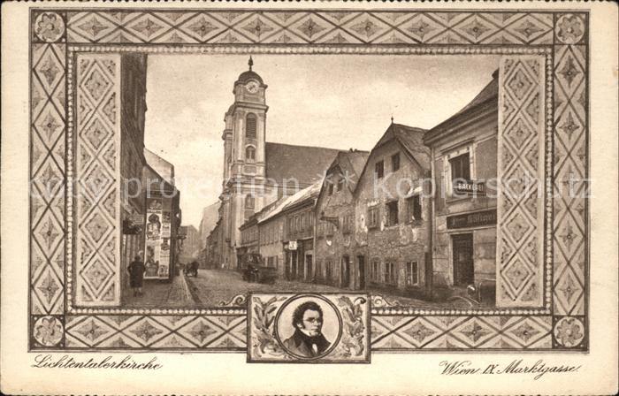 WIEN AT Lichtentaler Kirche Marktgasse