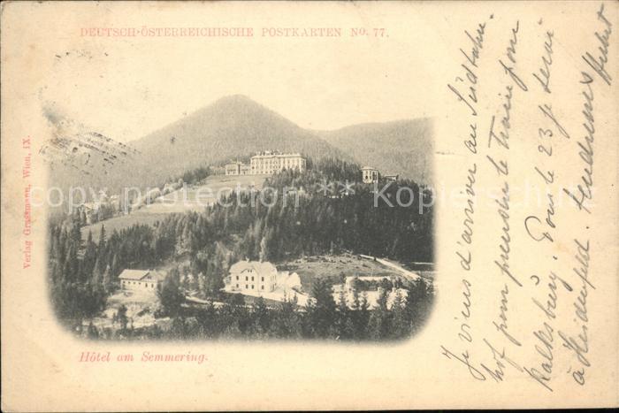 Semmering Niederoesterreich Hotel am Semmering