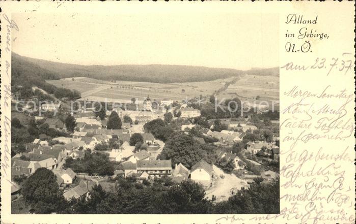 Alland Niederoesterreich Panorama