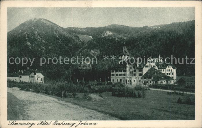 Semmering Niederoesterreich Hotel Erzherzog Johann