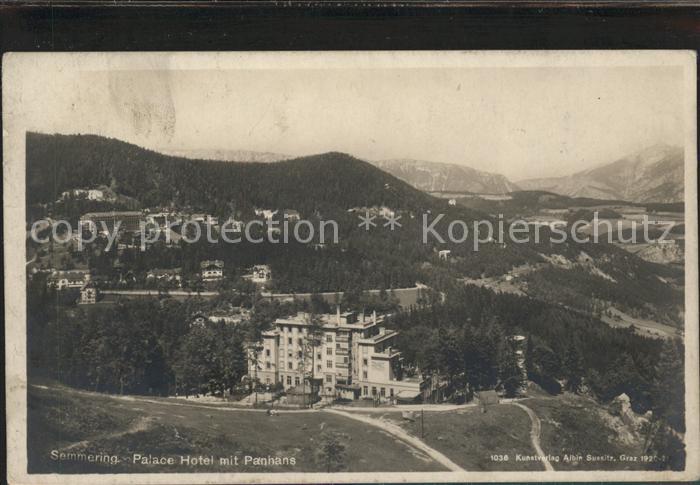 Semmering Niederoesterreich Palace Hotel mit Panhans