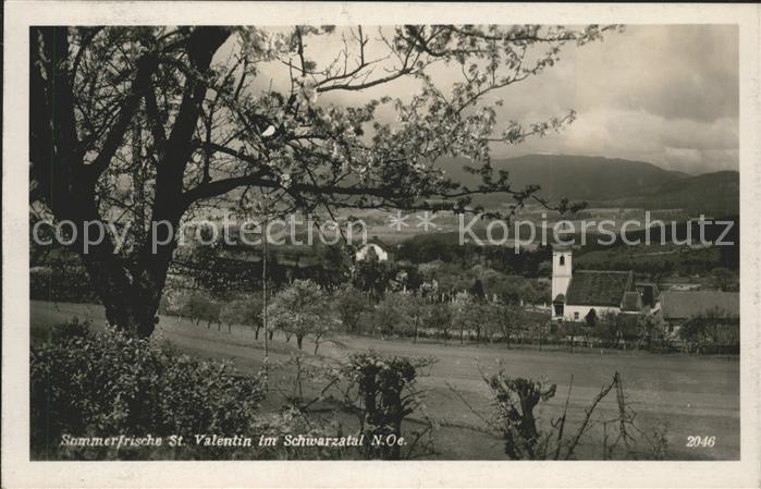 St Valentin Niederoesterreich Panorama Schwarzatal