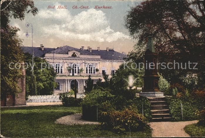 Bad Hall Oberoesterreich Kurhaus Kurpark Denkmal
