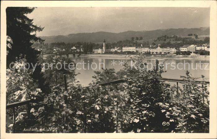 Aschach Donau Partie am Fluss