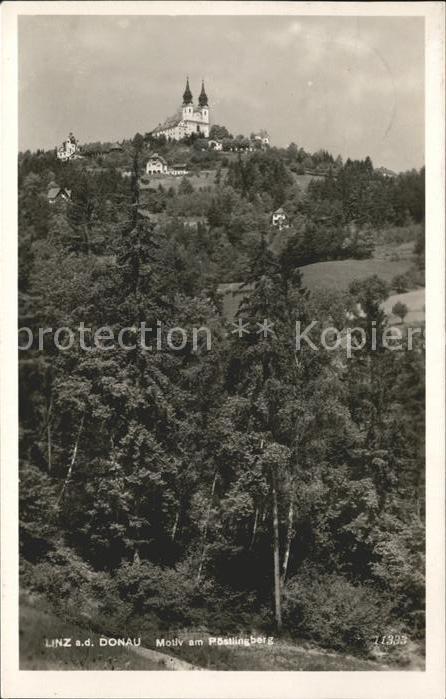 Linz Donau Motiv am Poestlingberg Basilika