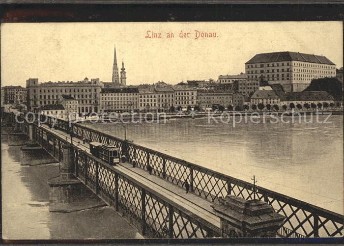 Linz Donau Eisenbahnbruecke