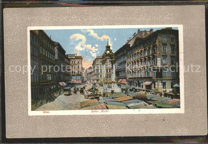 Wien Hoher Markt mit Vermaehlungsbrunnen