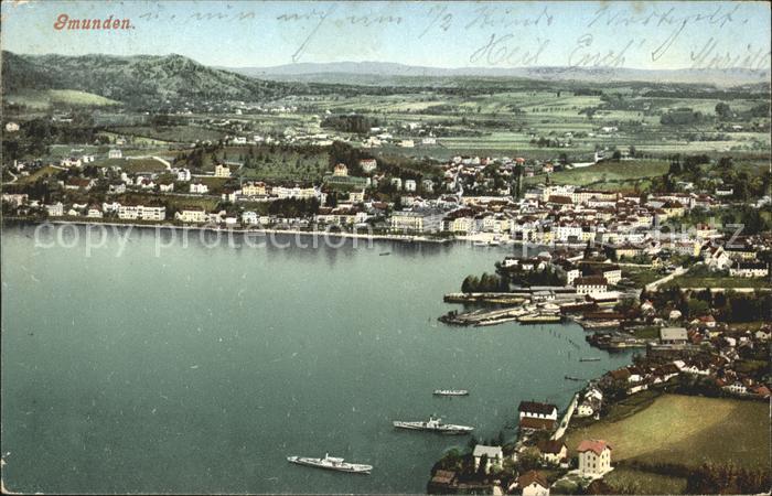 Gmunden Salzkammergut am Traunsee Panorama