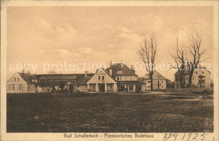 Bad Schallerbach Provisorisches Badehaus