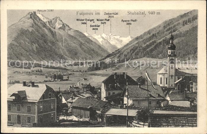 Stubaital Zuckerhuetl Fulpmes Wilder Freiger