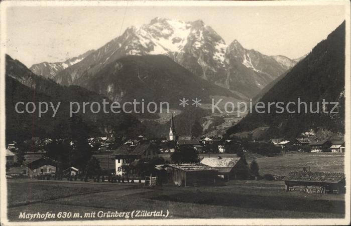 Mayrhofen Zillertal Gruenberg