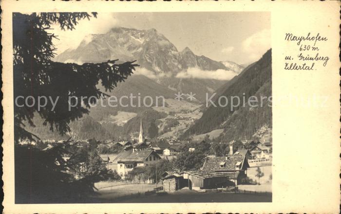 Mayrhofen Zillertal Gruenberg
