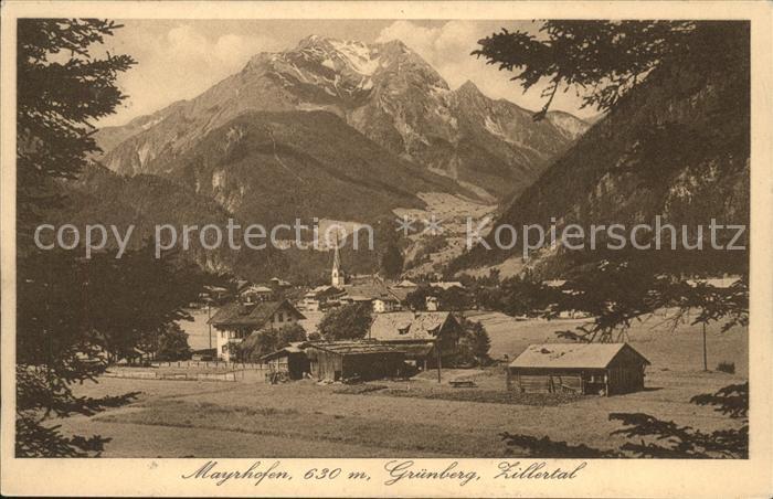 Mayrhofen Zillertal Gruenberg