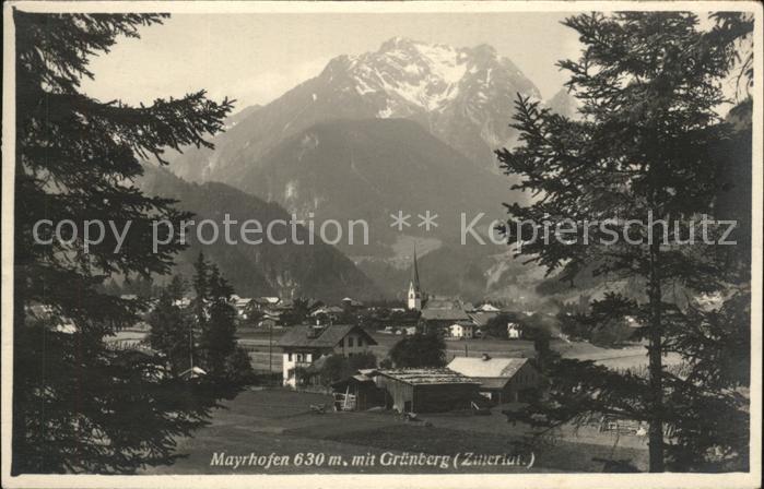 Mayrhofen Zillertal Gruenberg