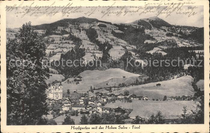 Hopfgarten Brixental Hohen Salve