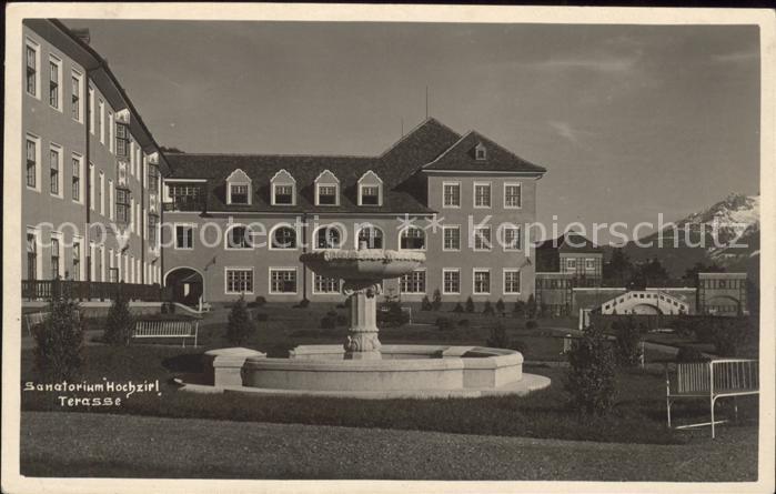 Hochzirl Zirl Sanatorium Terasse
