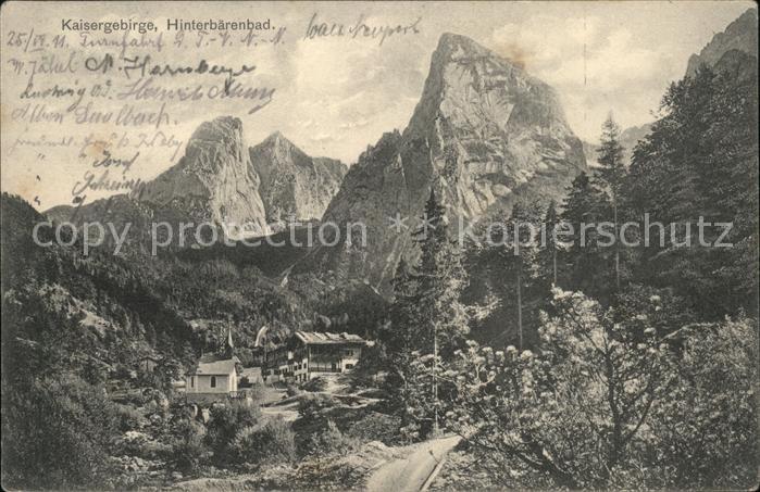 Kaisergebirge Hinterbaernbad