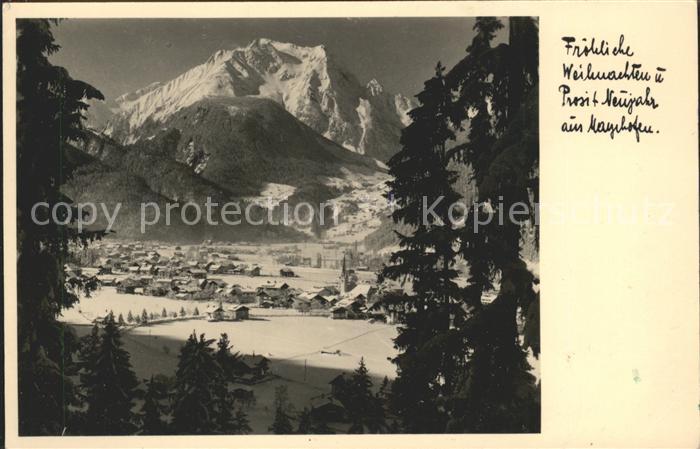Mayrhofen Zillertal Weihnachtsgruesse Prosit Neujahr