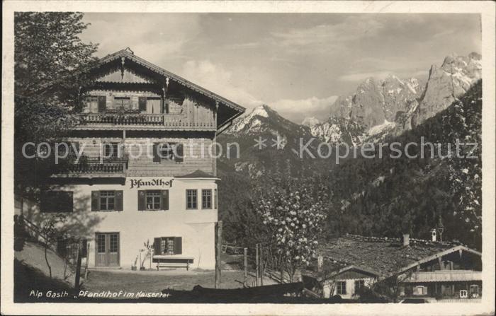 Kaisertal Pfandlhof Kufstein