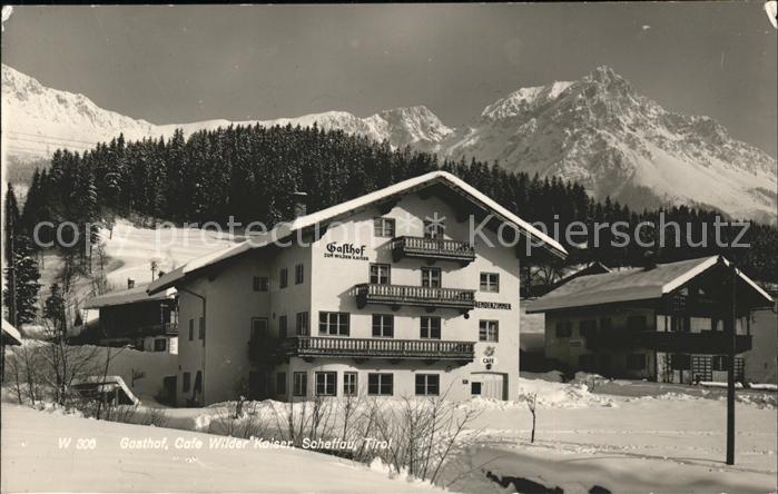 Wilder Kaiser Scheffau Tirol Gasthof Cafe