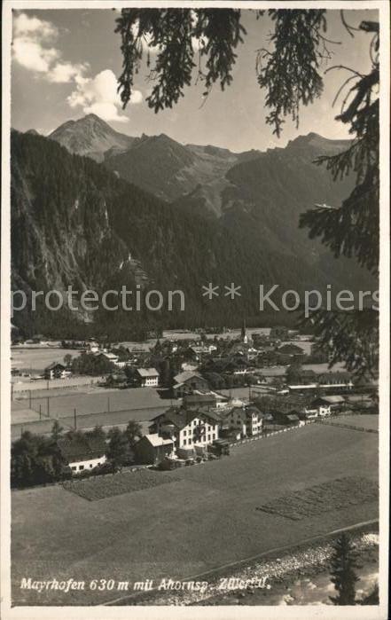 Mayrhofen Zillertal Ahonrsp. Zillertal