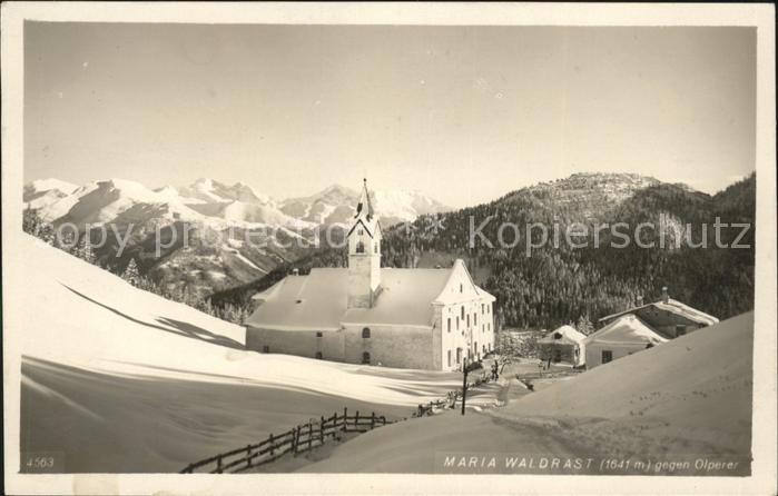 Tirol Region Maria Waldrast Olperer