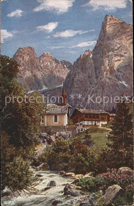 Kufstein Tirol Wiro Künstlerkarte Hinterbärenbad