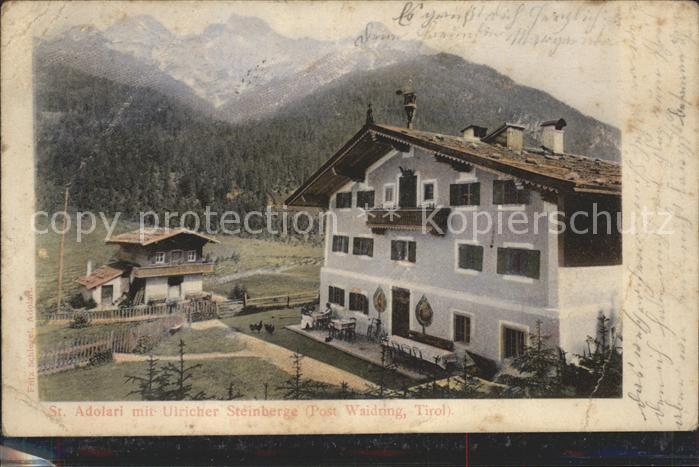 Waidring Tirol St. Adolari Ulricher Steinberge