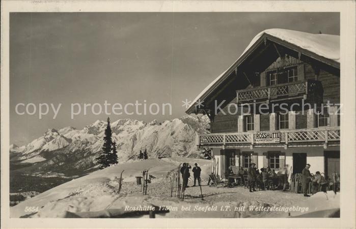 Rosshuette Seefeld Wettersteingebirge