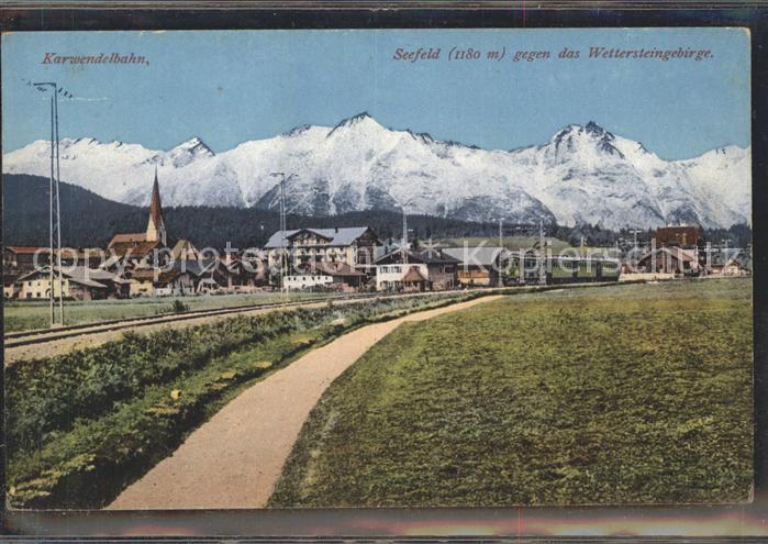 Seefeld Tirol Karwendelbahn Wettersteingebirge