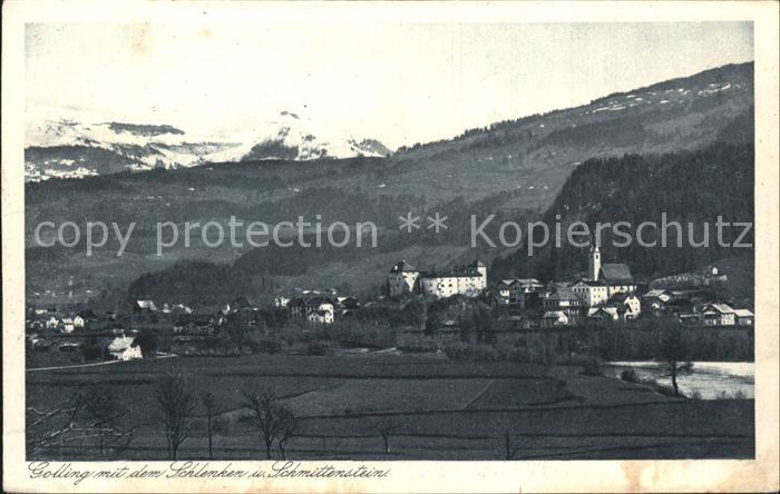 Golling Salzach mit Schlenken und Schmittenstein