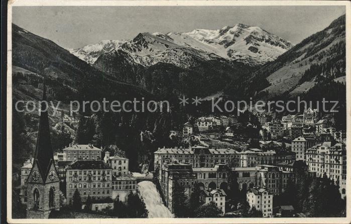 Badgastein Teilansicht mit Radhausberg