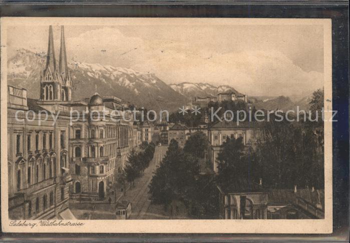 Salzburg Oesterreich Westbahnstrasse