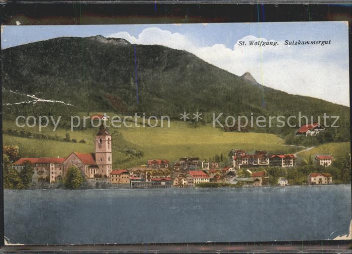 St Wolfgang Wolfgangsee Ortsblick Wolfgangsee